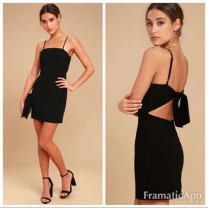 toast to life black mini dress